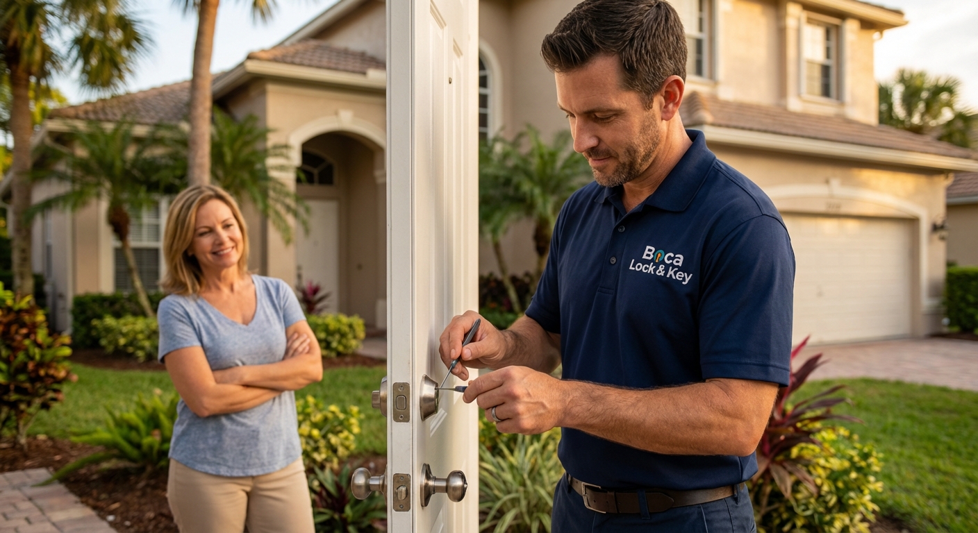 Residential locksmith services in Boca Raton